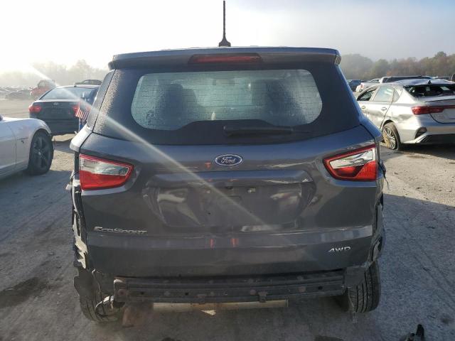 MAJ6S3FL2LC393189 - 2020 FORD ECOSPORT S GRAY photo 6