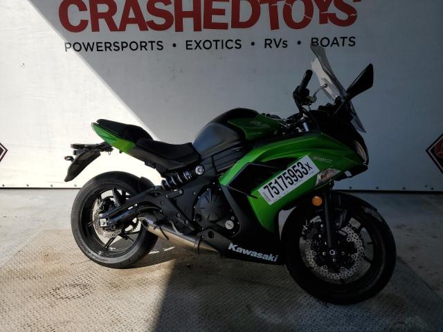 JKAEXEF1XEDA13530 - 2014 KAWASAKI EX650 F GREEN photo 1