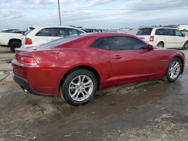 2G1FB1E31E9213400 - 2014 CHEVROLET CAMARO LT RED photo 3