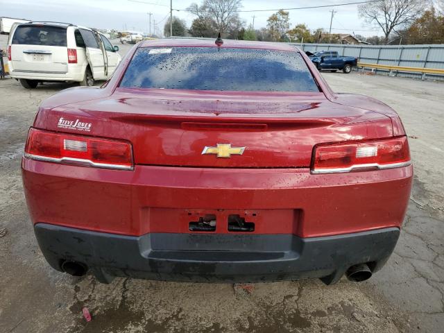 2G1FB1E31E9213400 - 2014 CHEVROLET CAMARO LT RED photo 6