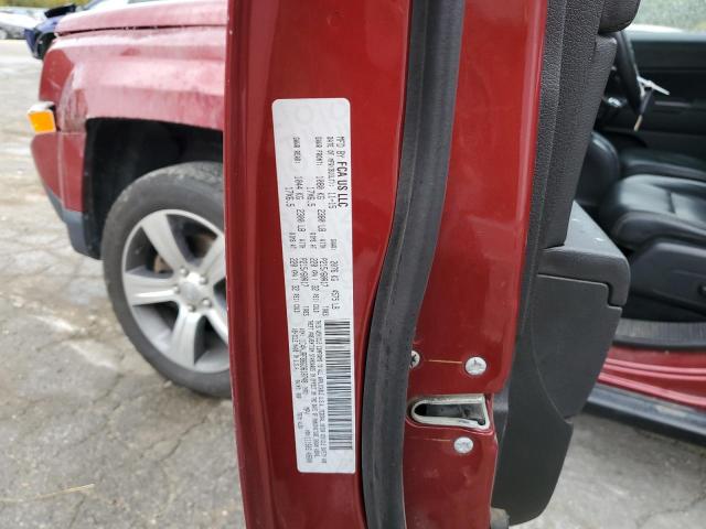 1C4NJRFB6GD618748 - 2016 JEEP PATRIOT LATITUDE RED photo 13