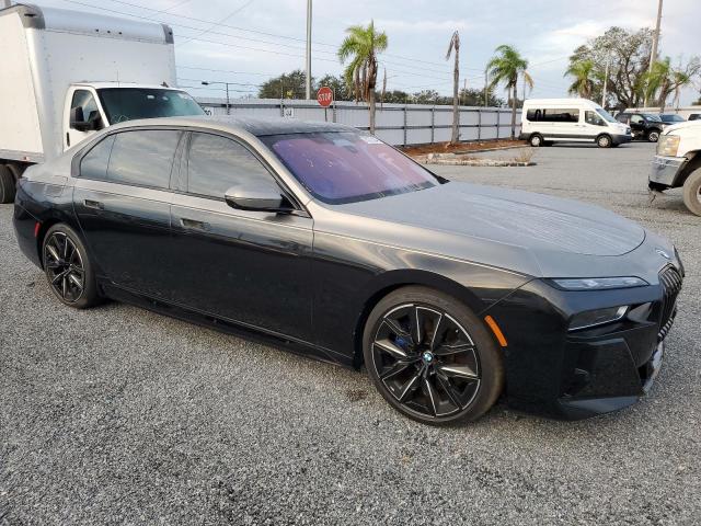 WBY53EJ02PCL65182 - 2023 BMW I7 XDRIVE60 შავი ფოტო 4