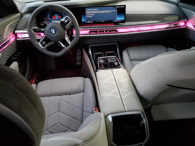 WBY53EJ02PCL65182 - 2023 BMW I7 XDRIVE60 შავი ფოტო 8