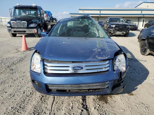 3FAHP07Z99R181735 - 2009 FORD FUSION SE BLUE photo 5