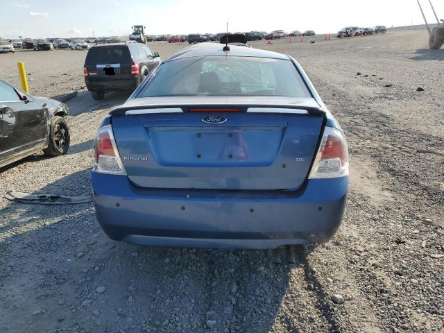 3FAHP07Z99R181735 - 2009 FORD FUSION SE BLUE photo 6