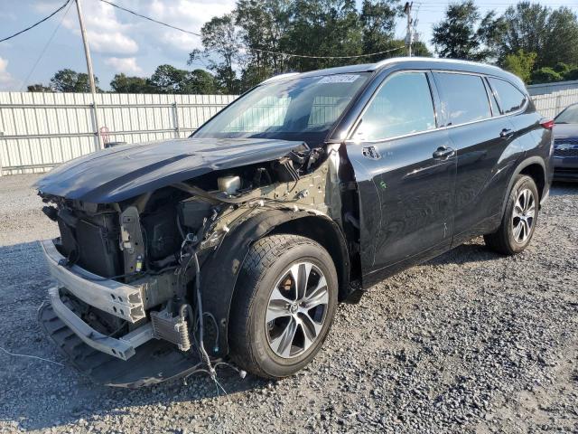 5TDGZRAH6MS516783 - 2021 TOYOTA HIGHLANDER XLE BLACK photo 1