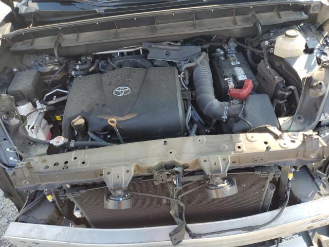 5TDGZRAH6MS516783 - 2021 TOYOTA HIGHLANDER XLE BLACK photo 12