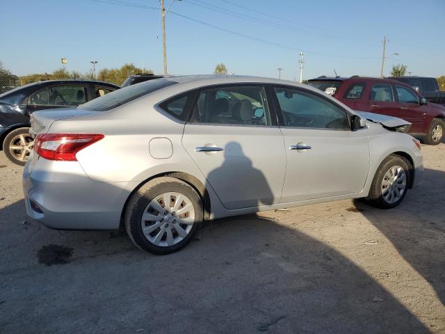 3N1AB7AP0HL666425 - 2017 NISSAN SENTRA S SILVER photo 3