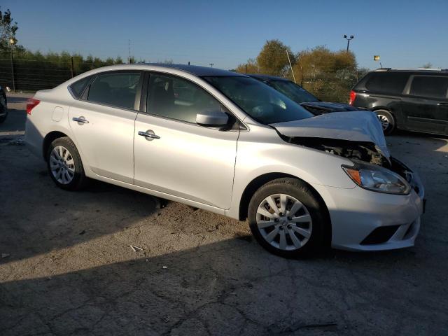 3N1AB7AP0HL666425 - 2017 NISSAN SENTRA S SILVER photo 4