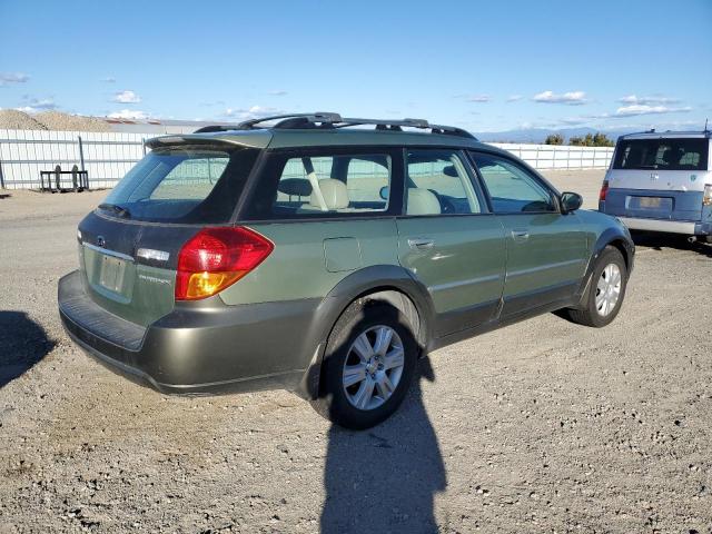 4S4BP62C257323863 - 2005 SUBARU LEGACY OUTBACK 2.5I LIMITED GREEN photo 3