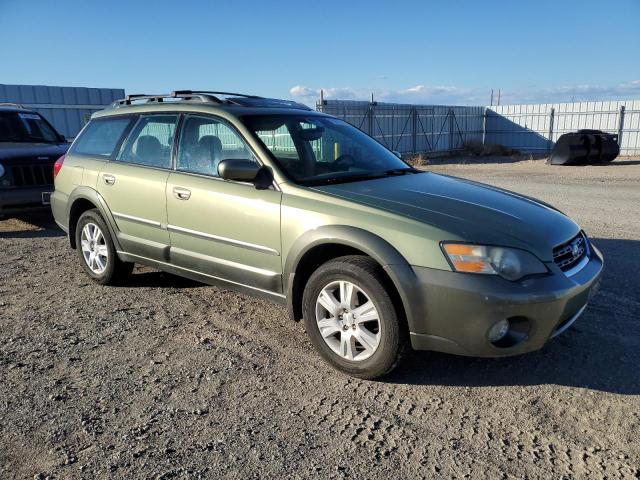 4S4BP62C257323863 - 2005 SUBARU LEGACY OUTBACK 2.5I LIMITED GREEN photo 4