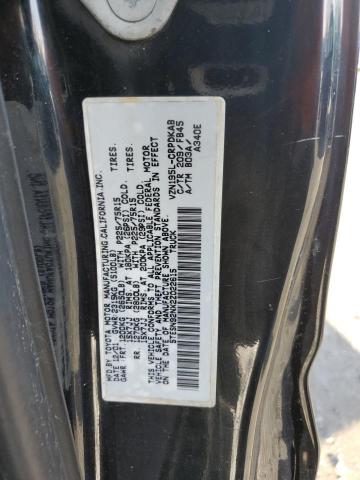 5TESN92NX2Z022615 - 2002 TOYOTA TACOMA XTRACAB PRERUNNER შავი ფოტო 12