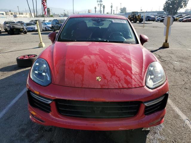 WP1AC2A2XGLA86769 - 2016 PORSCHE CAYENNE TURBO RED photo 5