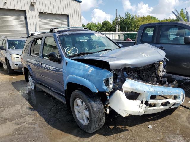 JN8DR07YX1W526190 - 2001 NISSAN PATHFINDER LE BLUE photo 1