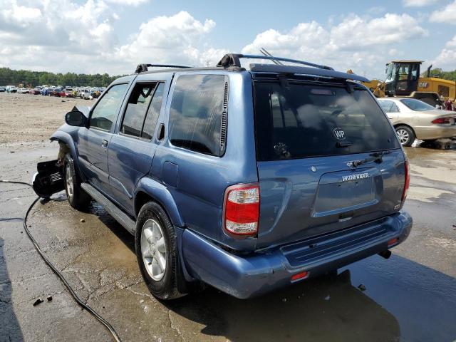 JN8DR07YX1W526190 - 2001 NISSAN PATHFINDER LE BLUE photo 3