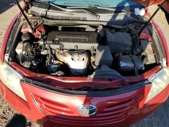 4T1BE46K18U205420 - 2008 TOYOTA CAMRY CE RED photo 11