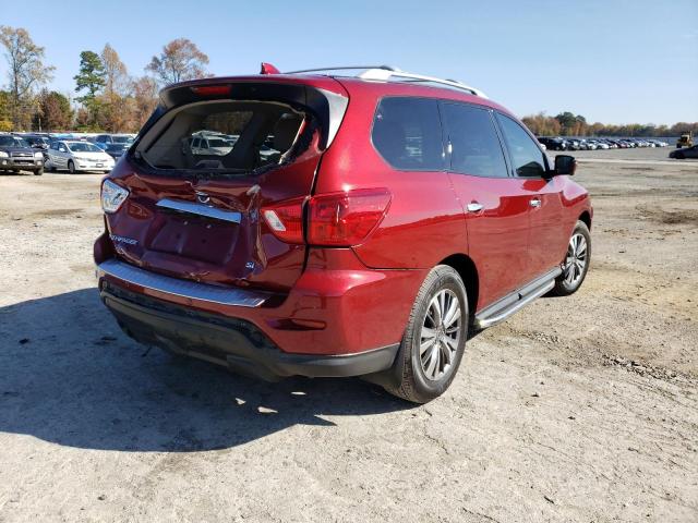 5N1DR2CN0LC621277 - 2020 NISSAN PATHFINDER SL RED photo 3