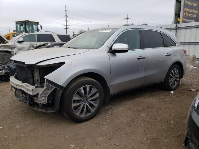 5FRYD4H4XEB046481 - 2014 ACURA MDX TECHNOLOGY SILVER photo 1