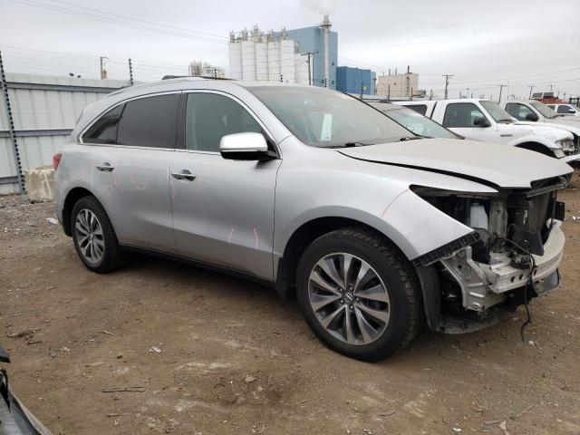 5FRYD4H4XEB046481 - 2014 ACURA MDX TECHNOLOGY SILVER photo 4