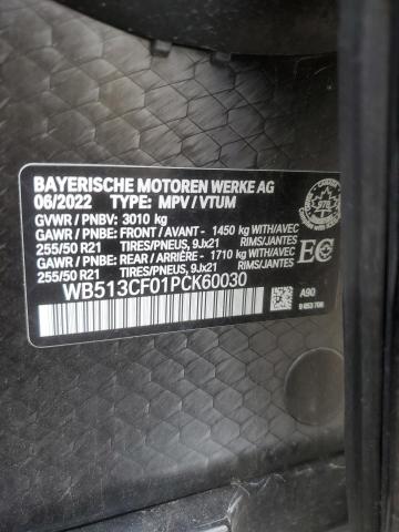 WB513CF01PCK60030 - 2023 BMW IX XDRIVE40 CHARCOAL photo 13