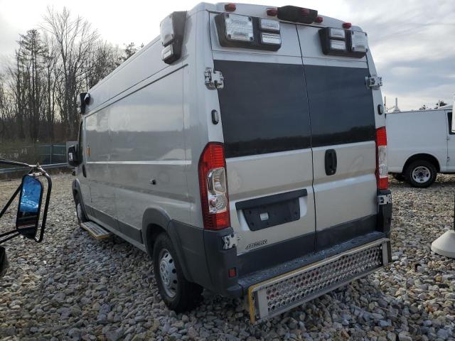 3C6URVHG4JE157522 - 2018 RAM PROMASTER 3500 HIGH ვერცხლისფერი ფოტო 2