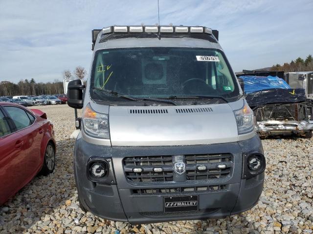 3C6URVHG4JE157522 - 2018 RAM PROMASTER 3500 HIGH ვერცხლისფერი ფოტო 5