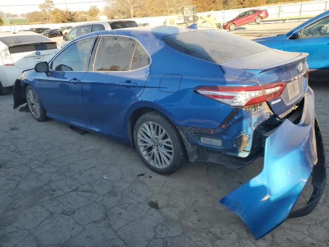 4T1B11HK5KU235440 - 2019 TOYOTA CAMRY L BLUE photo 2