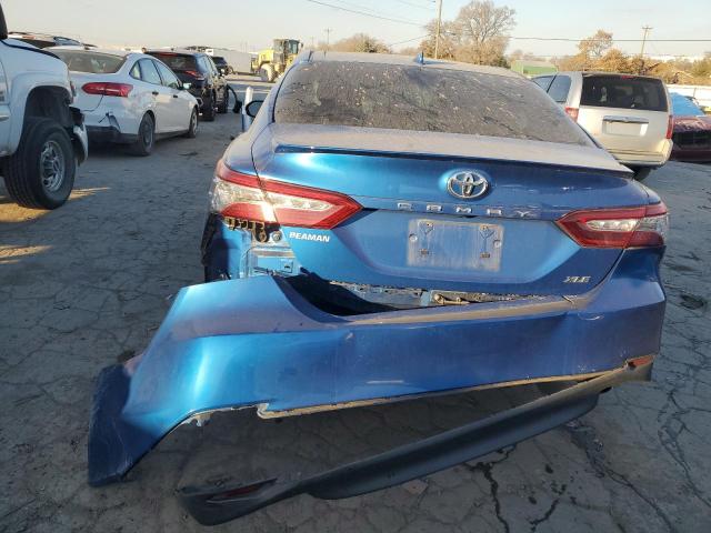 4T1B11HK5KU235440 - 2019 TOYOTA CAMRY L BLUE photo 6