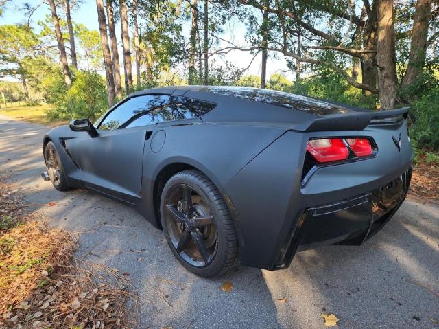 1G1YB2D75E5132190 - 2014 CHEVROLET CORVETTE STINGRAY 1LT BLACK photo 3