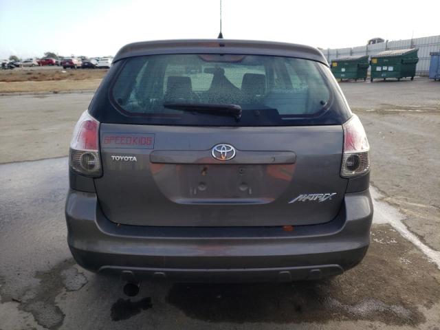 2T1KR32E88C690655 - 2008 TOYOTA MATRIX XR GRAY photo 6