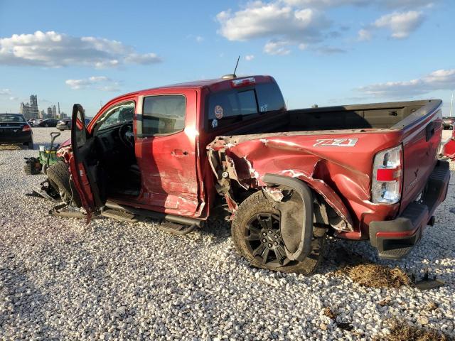 1GCGTDE37G1339097 - 2016 CHEVROLET COLORADO Z71 RED photo 2