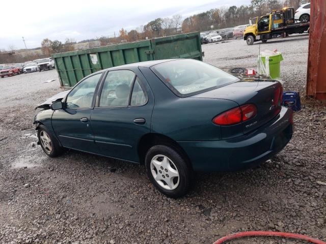 1G1JC524027459797 - 2002 CHEVROLET CAVALIER BASE GREEN photo 2