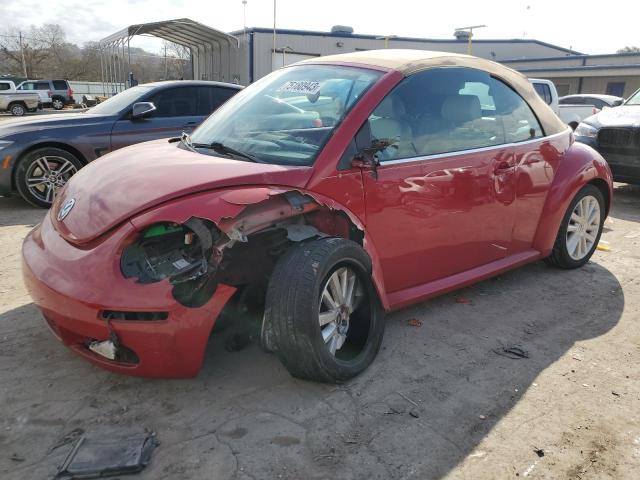 3VWRF31Y28M409151 - 2008 VOLKSWAGEN NEW BEETLE CONVERTIBLE SE RED photo 1