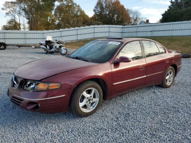 1G2HX54K9Y4221757 - 2000 PONTIAC BONNEVILLE SE BURGUNDY photo 1