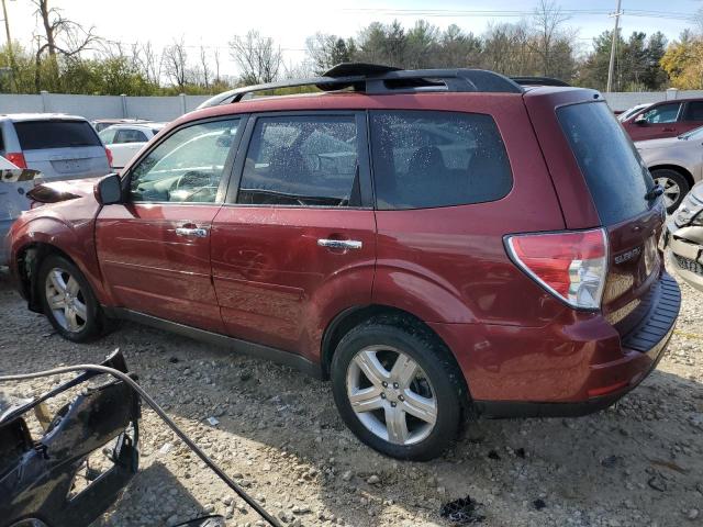 JF2SH64619H781792 - 2009 SUBARU FORESTER 2.5X LIMITED MAROON photo 2
