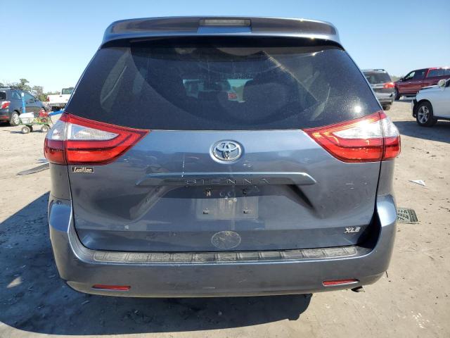 5TDYK3DC7FS531320 - 2015 TOYOTA SIENNA XLE BLUE photo 6