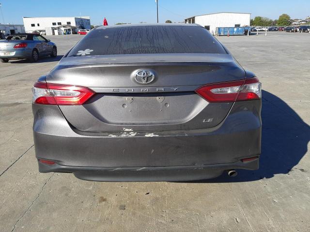 4T1B11HK9JU021064 - 2018 TOYOTA CAMRY L GRAY photo 6