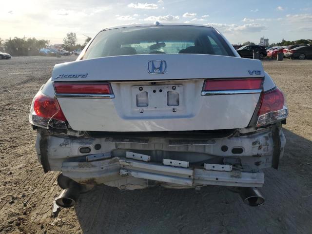 1HGCP3F83CA025868 - 2012 HONDA ACCORD EXL WHITE photo 6