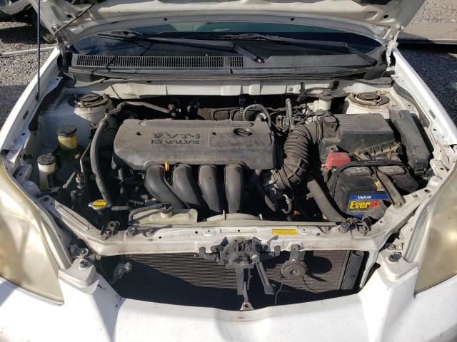 2T1KR32E38C703439 - 2008 TOYOTA COROLLA MA XR WHITE photo 11