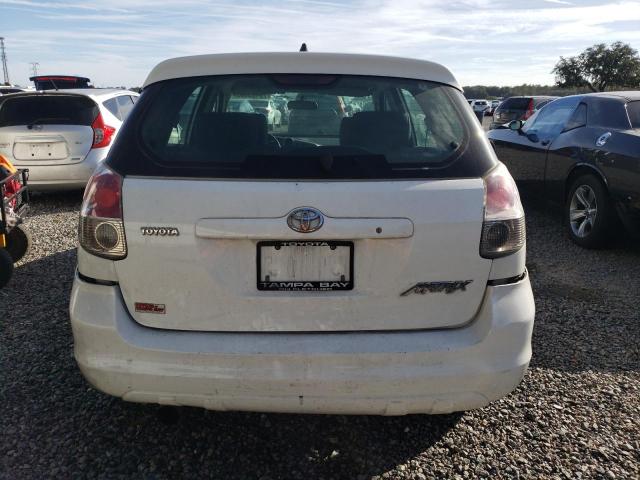 2T1KR32E38C703439 - 2008 TOYOTA COROLLA MA XR WHITE photo 6