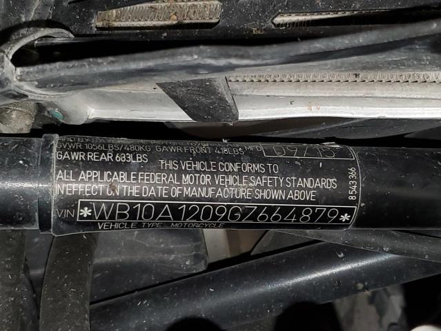 WB10A1209GZ664879 - 2016 BMW R1200 GS ADVENTURE წითელი ფოტო 10