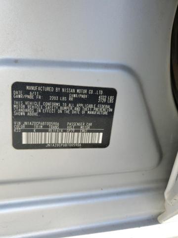 JN1AZ0CP6BT005906 - 2011 NISSAN LEAF SV SILVER photo 13