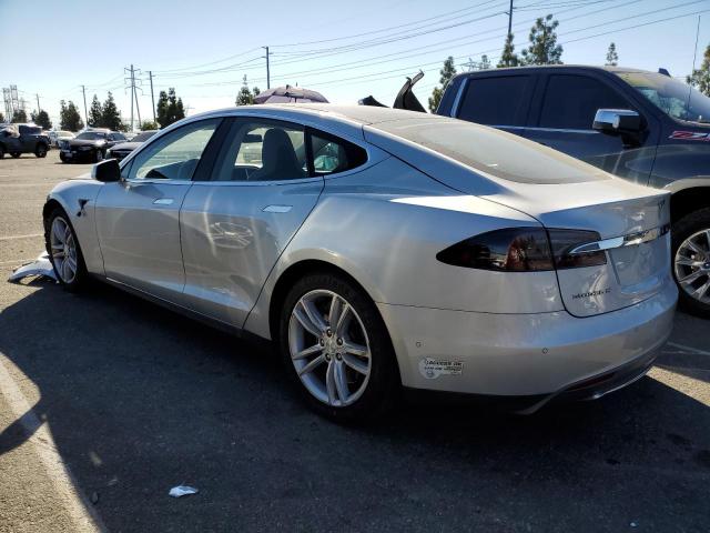 5YJSA1H19FFP69289 - 2015 TESLA MODEL S 85 SILVER photo 2