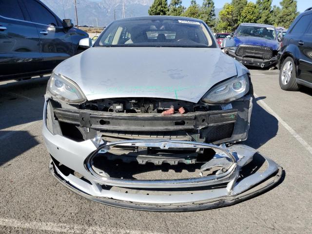 5YJSA1H19FFP69289 - 2015 TESLA MODEL S 85 SILVER photo 5