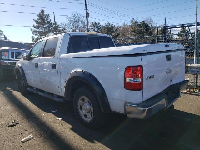 1FTRW12W37FB40080 - 2007 FORD F150 SUPERCREW WHITE photo 2