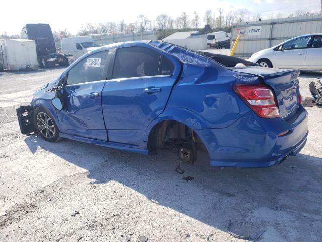 1G1JD5SB6L4106222 - 2020 CHEVROLET SONIC LT BLUE photo 2