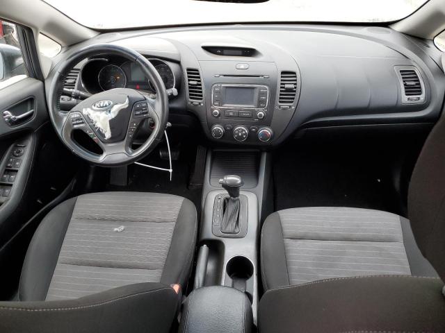 KNAFX4A89E5079418 - 2014 KIA FORTE EX BLUE photo 8