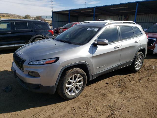 1C4PJMCB8FW714643 - 2015 JEEP CHEROKEE LATITUDE SILVER photo 1