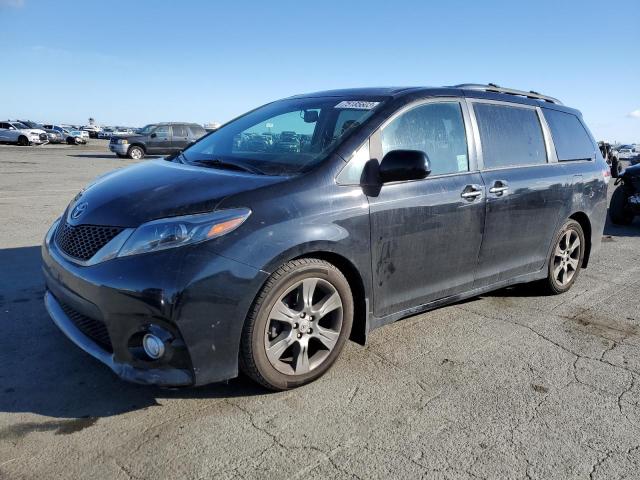 5TDXK3DC3GS764849 - 2016 TOYOTA SIENNA SE BLACK photo 1