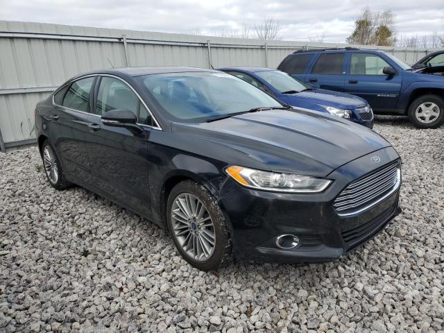 3FA6P0HD1ER219060 - 2014 FORD FUSION SE BLACK photo 4